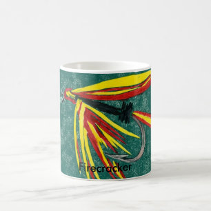 Taza De Café Volante clásico de truchas "Firecracker"
