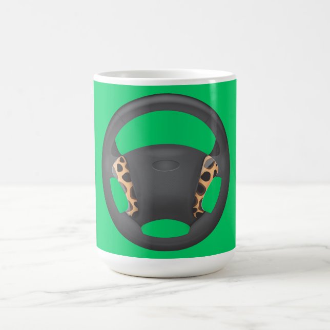 Taza De Café Volante con estampado de cebra (Centro)