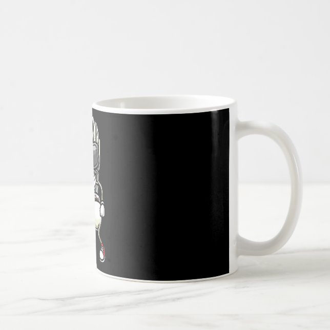 Taza De Café Volante de bádminton bailando  (Derecha)