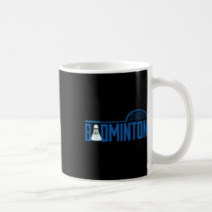Taza De Café Volante de bádminton para hombres jugadores de bád