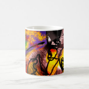 Taza De Café Volante de búho de otoño