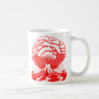 Taza De Café Volcán - Rojo