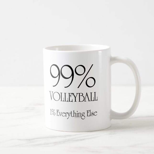 Taza De Café Voleibol del 99% (Derecha)