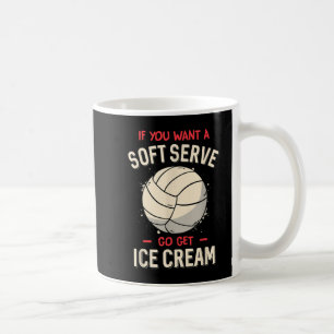 Taza De Café Voleibol divertido si quieres un voleibol suave