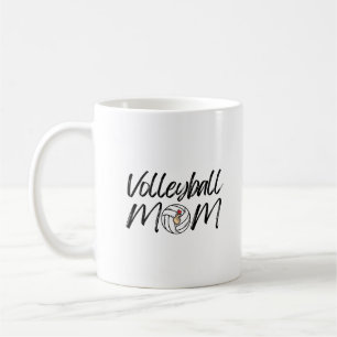 Taza De Café Voleibol Mamá Juego Día de Voleibol