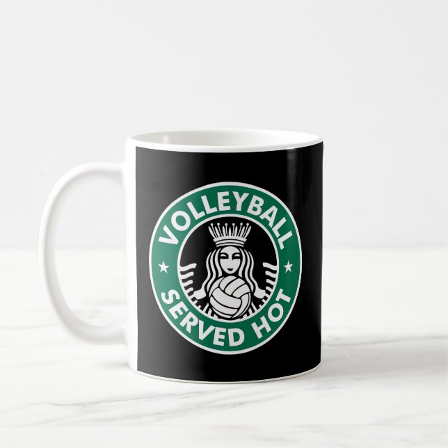 Taza De Café Voleibol servido caliente - Gran Voleibol (Izquierda)