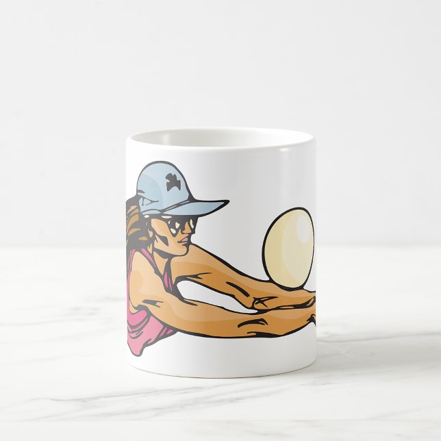 Taza De Café Voleibolista femenina (Subido por el creador)