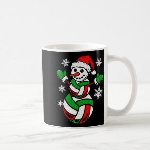 Taza De Café Volleyball Santa Sombrero Muñeco de Nieve Navidad