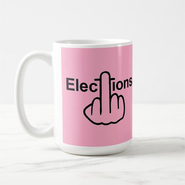 Taza De Café Volteando las elecciones de Ave Mug (Izquierda)