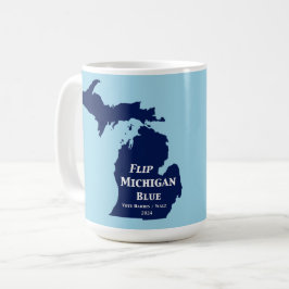 Taza De Café Voltear Michigan Blue en 2024