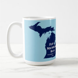 Taza De Café Voltear Michigan Blue en 2024