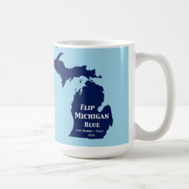 Taza De Café Voltear Michigan Blue en 2024