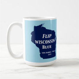 Taza De Café Voltear Wisconsin Blue en 2024
