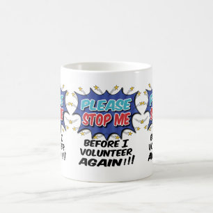 Taza De Café Voluntario divertido