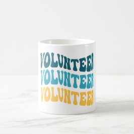 Taza De Café Voluntario retro