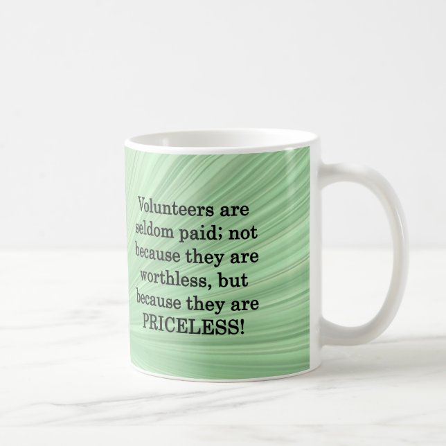 Taza De Café Voluntarios inestimables (Derecha)
