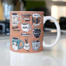Taza De Café Volver a la escuela