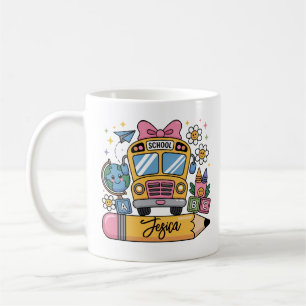 Taza De Café Volver al nombre personalizado de Coquette de la e
