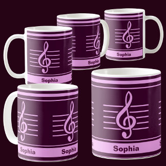 Taza De Café Volver Personalizado A La Escuela De Música
