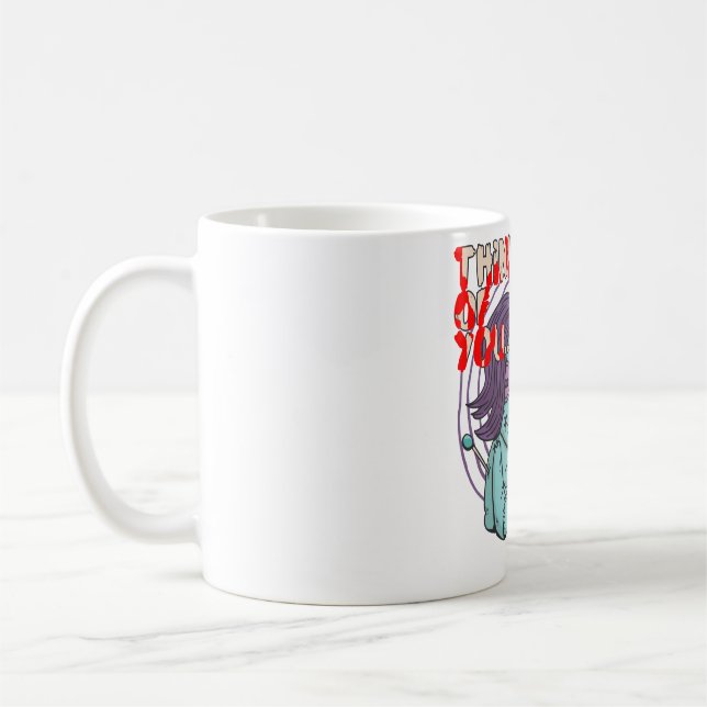 Taza De Café Voodoo Doll pensando en ti (Izquierda)