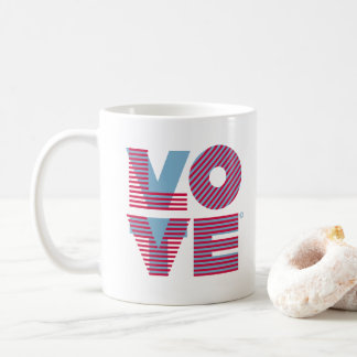 Taza De Café VOTA / AMOR Café Mug
