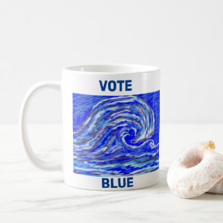 Taza De Café ¡Vota azul!