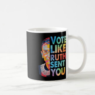 Taza De Café Vota Como Ruth Te Envió Pegatina