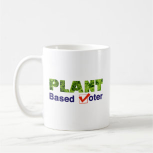 Taza De Café Votante Basado En Plantas