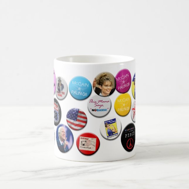 Taza De Café Votante del republicano de la mujer (Centro)
