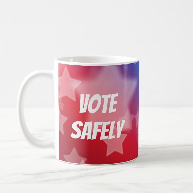 Taza De Café Votar de forma segura (Izquierda)