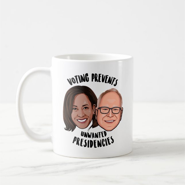 Taza De Café Votar impide a las presidencias no deseadas (Izquierda)