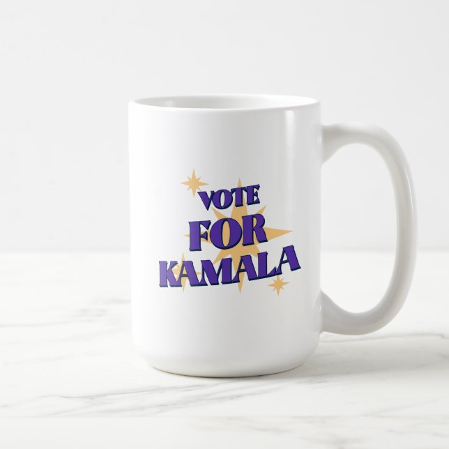 Taza De Café Votar por Kamala Coffee Mug (Derecha)