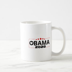 Taza De Café Votar por Obama 2028 Retro Obama presidente 2028 O