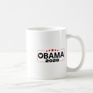 Taza De Café Votar por Obama 2028 Retro Obama presidente 2028 O