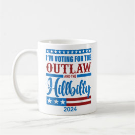 Taza De Café Votaré por el ilegal y el Hillbilly 2024