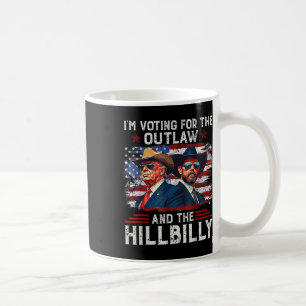 Taza De Café Votaré por el ilegal y el millonario Trump