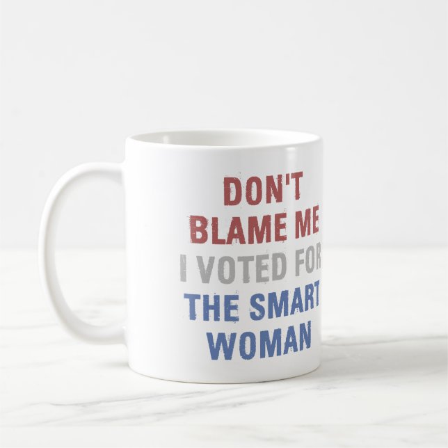 Taza De Café Voté contra Trump por Kamala Harris (Izquierda)