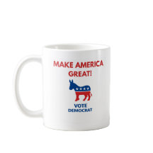 Taza de café Vote Demócrata Pro-Democracia
