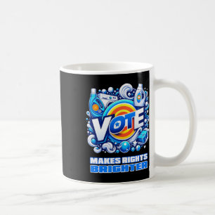 Taza De Café Vote Detergent Bright Funny Vintage 2024