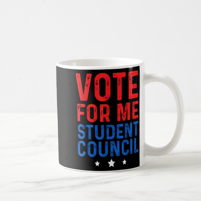 Taza De Café Vote For Me Student Council  (Derecha)