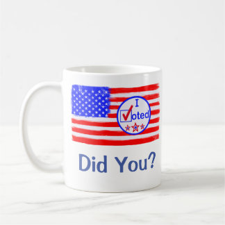 Taza De Café "Voté, ¿Verdad?" Mug de derechos de voto