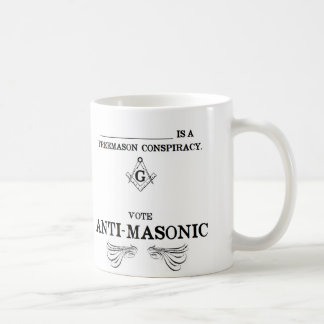 Taza De Café Voto Anti-Masónico
