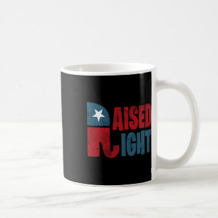 Taza De Café Votó Elefante Republicano Criado Justo Republicano