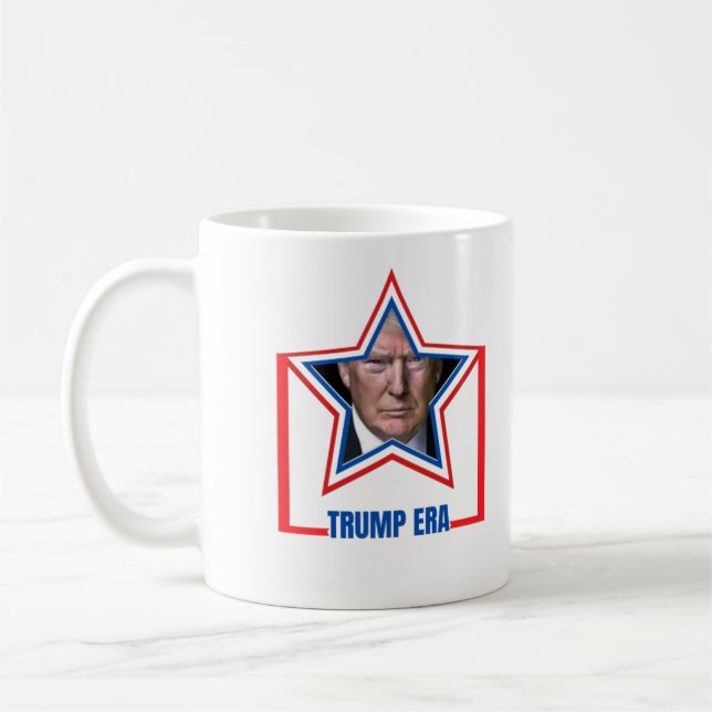 Taza De Café voto fotográfico de la época de trump (Izquierda)