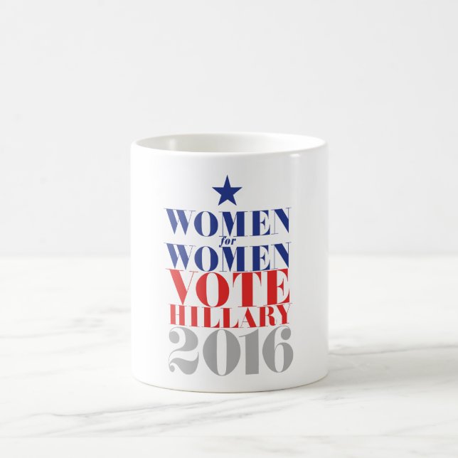 TAZA DE CAFÉ VOTO HILLARY 2016 (Centro)