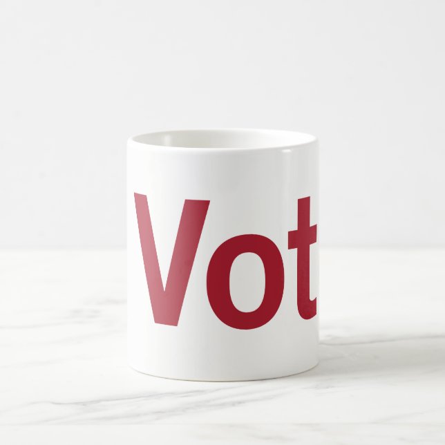 Taza De Café Voto Mug (Centro)