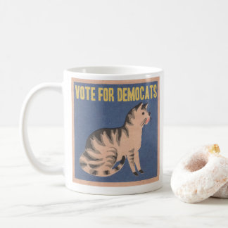 Taza De Café Voto para Democats