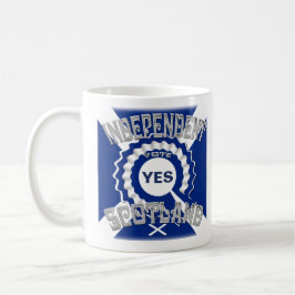 Taza De Café Voto por la independencia de Escocia SÍ