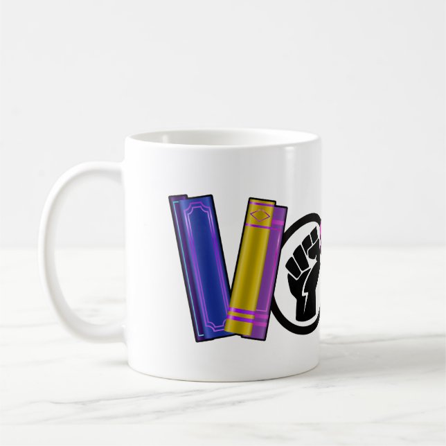 Taza De Café Voto por los Derechos Humanos (Izquierda)