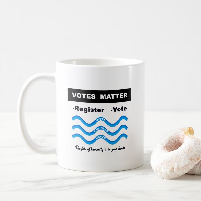 Taza De Café Votos importantes (Con donut)
